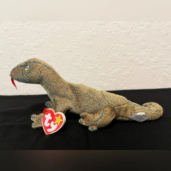 VTG '99 Ty Beanie Baby Scaly the Lizard - Picture 1 of 9